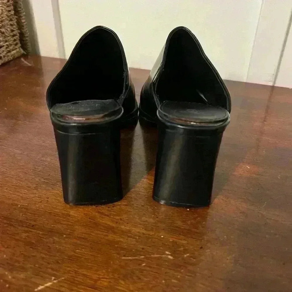 Y2K square toed chunky mules size 7 - Picture 4 of 7